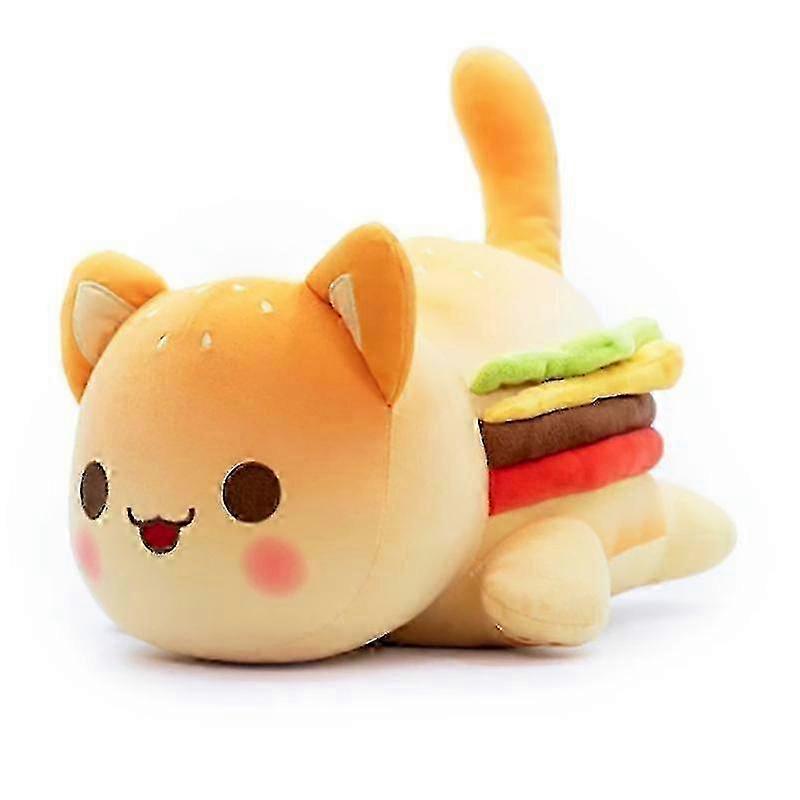 2025 Aphmau Plush Plush Doll Cat Doll Soft Pillow Toy - Hamburger Cat