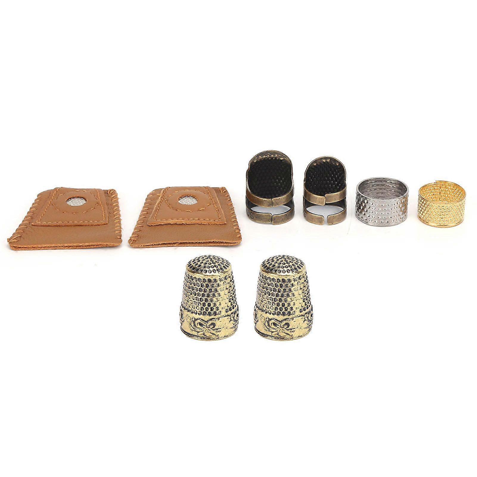 Sewing Thimble Copper Reusable Durable Metal Finger Protectors for Retro Hand Working