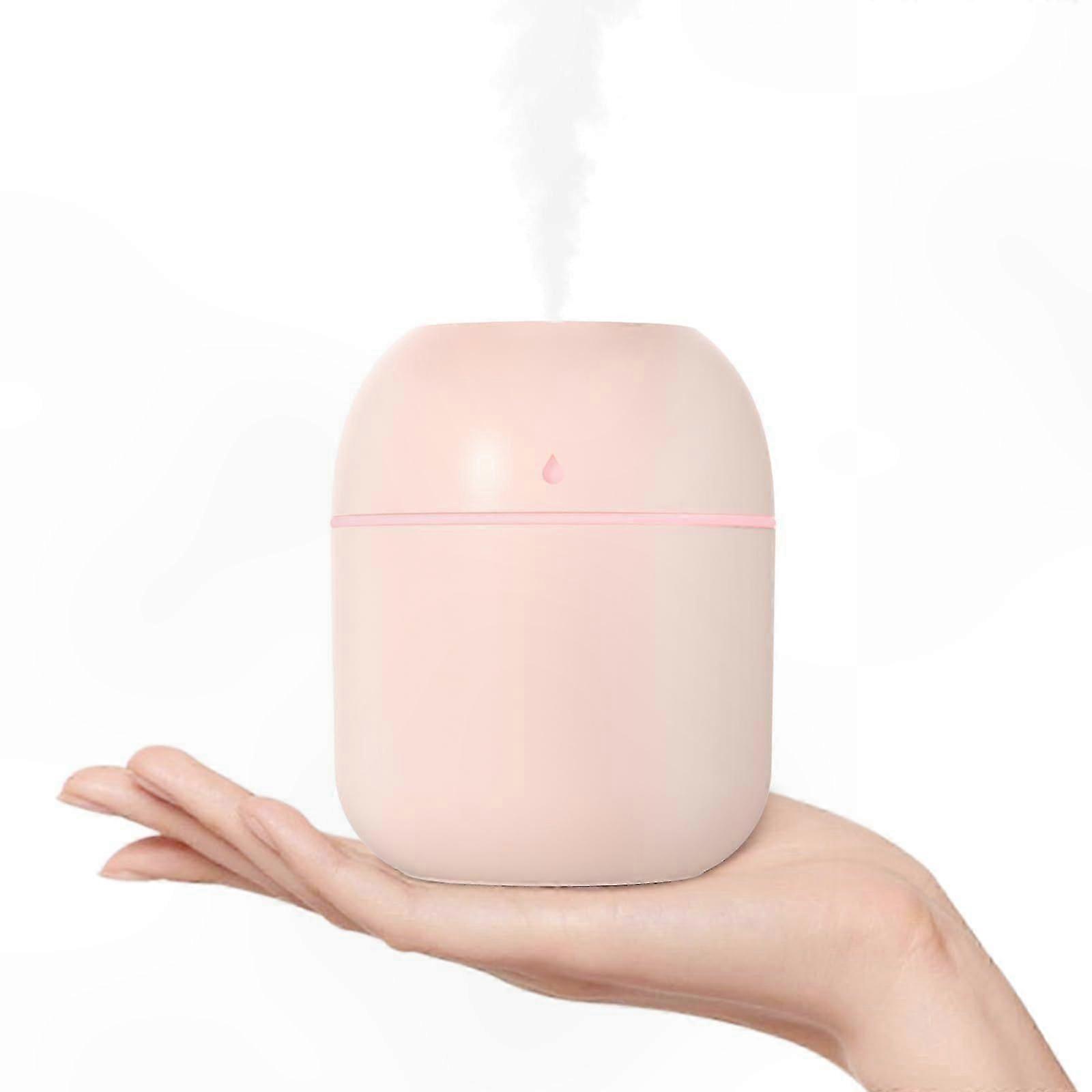 Compact USB Humidifier for Car, Office, Bedroom, 2 Mist Settings, Auto Shut-Off, Quiet Operation, 220ml White