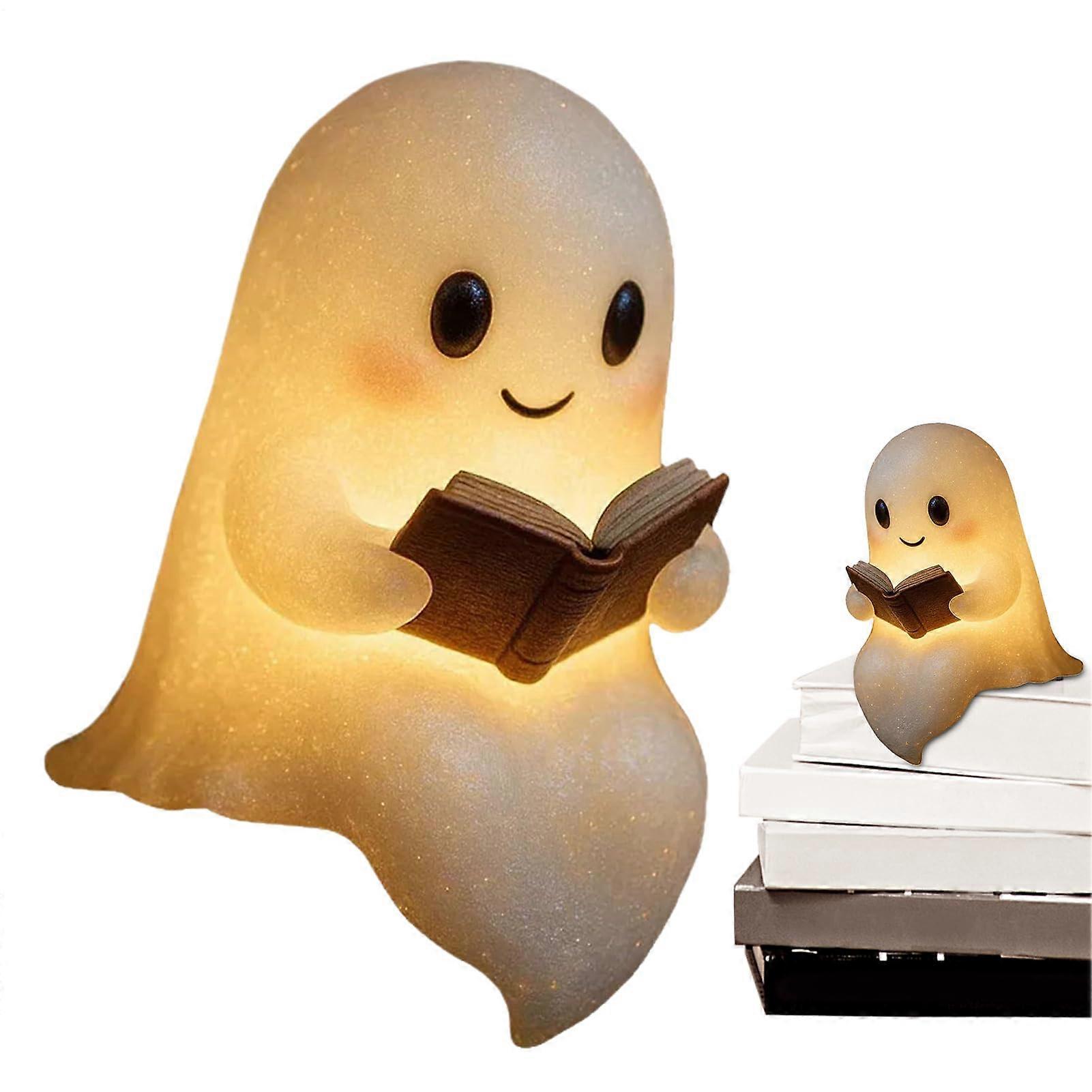 Ghost Lantern Silicone Ghost Lamp Nursery Night Light Small Bedside Lamp Dimmable LED Reading Light