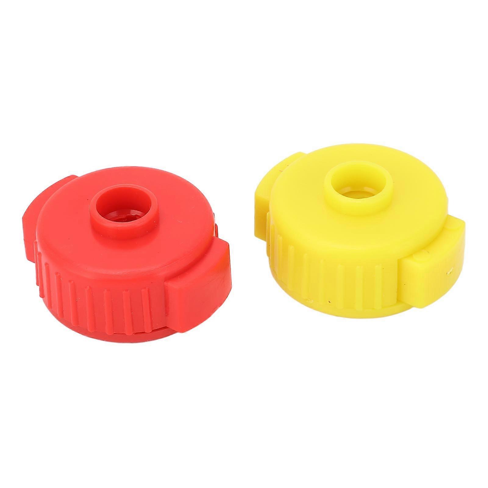 2 Pcs WC87 Plastic Cymbal Quick Release Nut Push-In Drum Cap