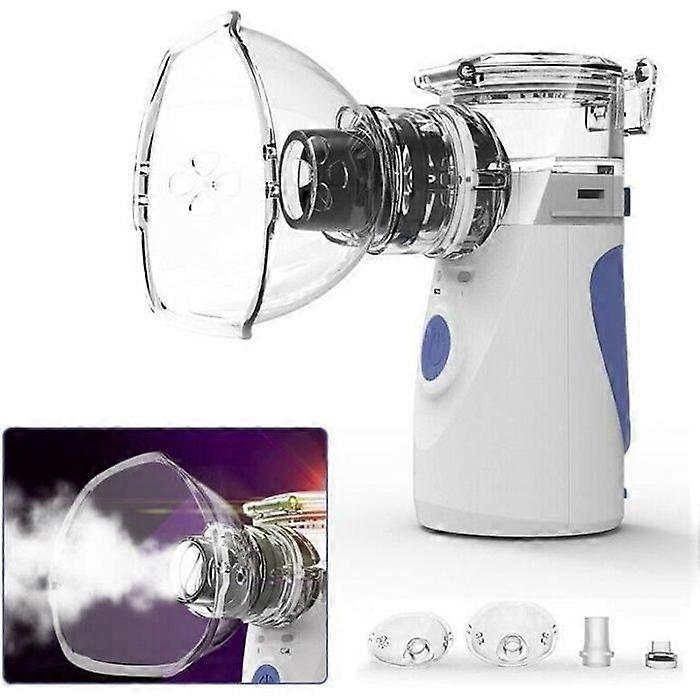 Portable Ultrasonic Nebulizer Mini Home Atomizer Replaceable Battery for Asthma and COPD H040F