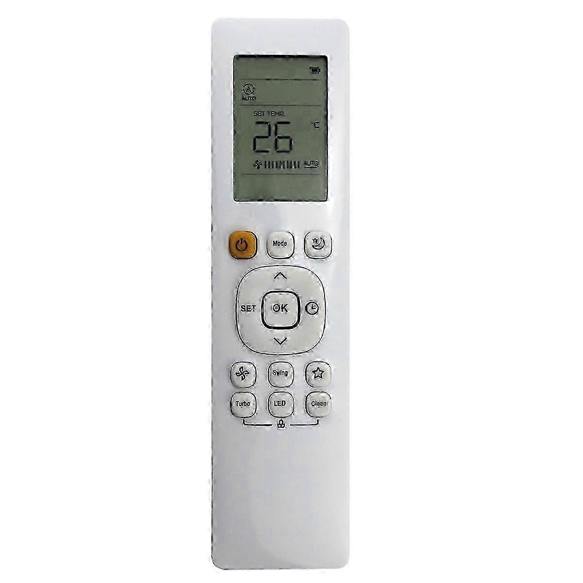 Replacement Remote Control for Air Conditioners Models RG10B(D)/BGEF RG10B1(D)/BGEF RG10B2(D)/BGCEF RG10B10(D)/BGEF