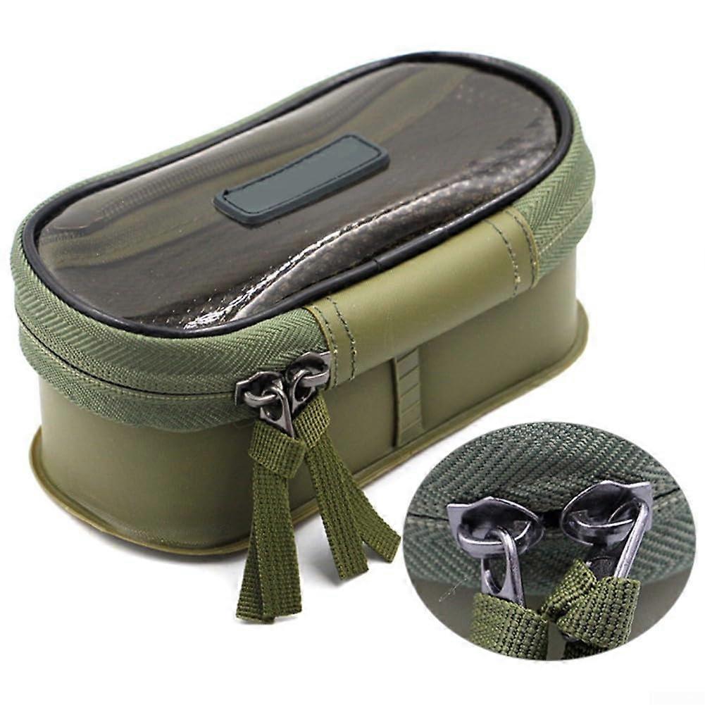 Fishing Gear Organizer Bucket EVA Material With Clear Lid Tackle Storage