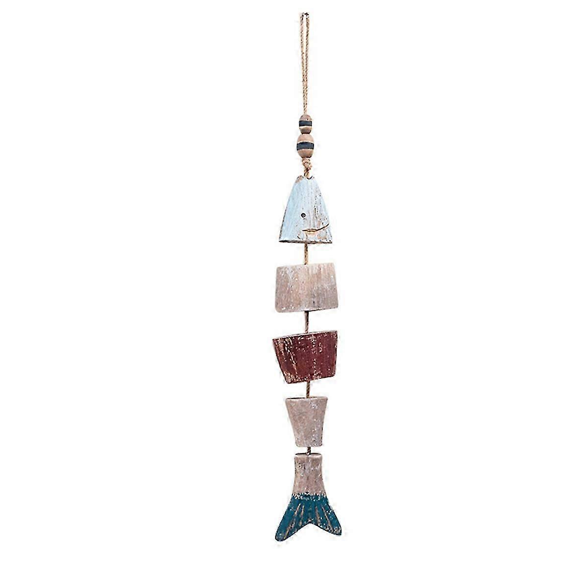 Wooden Fish Decor Hanging Fish Hand Carved Fish Wall Decor for Nautical Theme Beach Theme Lake House