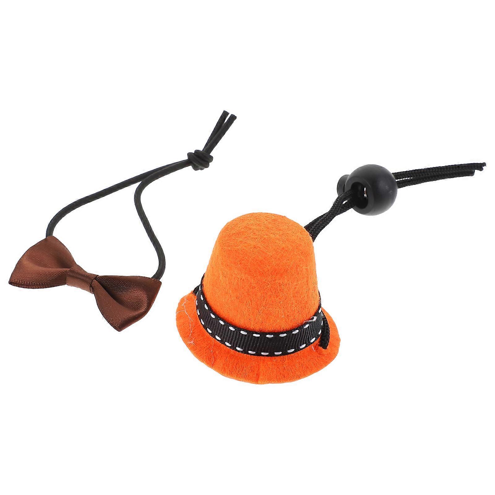 Bearded Dragon Hat Mini Size for Reptile Black Cloth Protective 1 Set