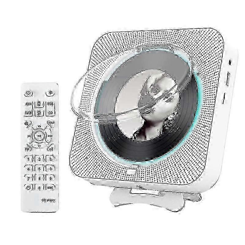 Wall Mountable CD Player, a Home Audio Music Player - includes EU Plug