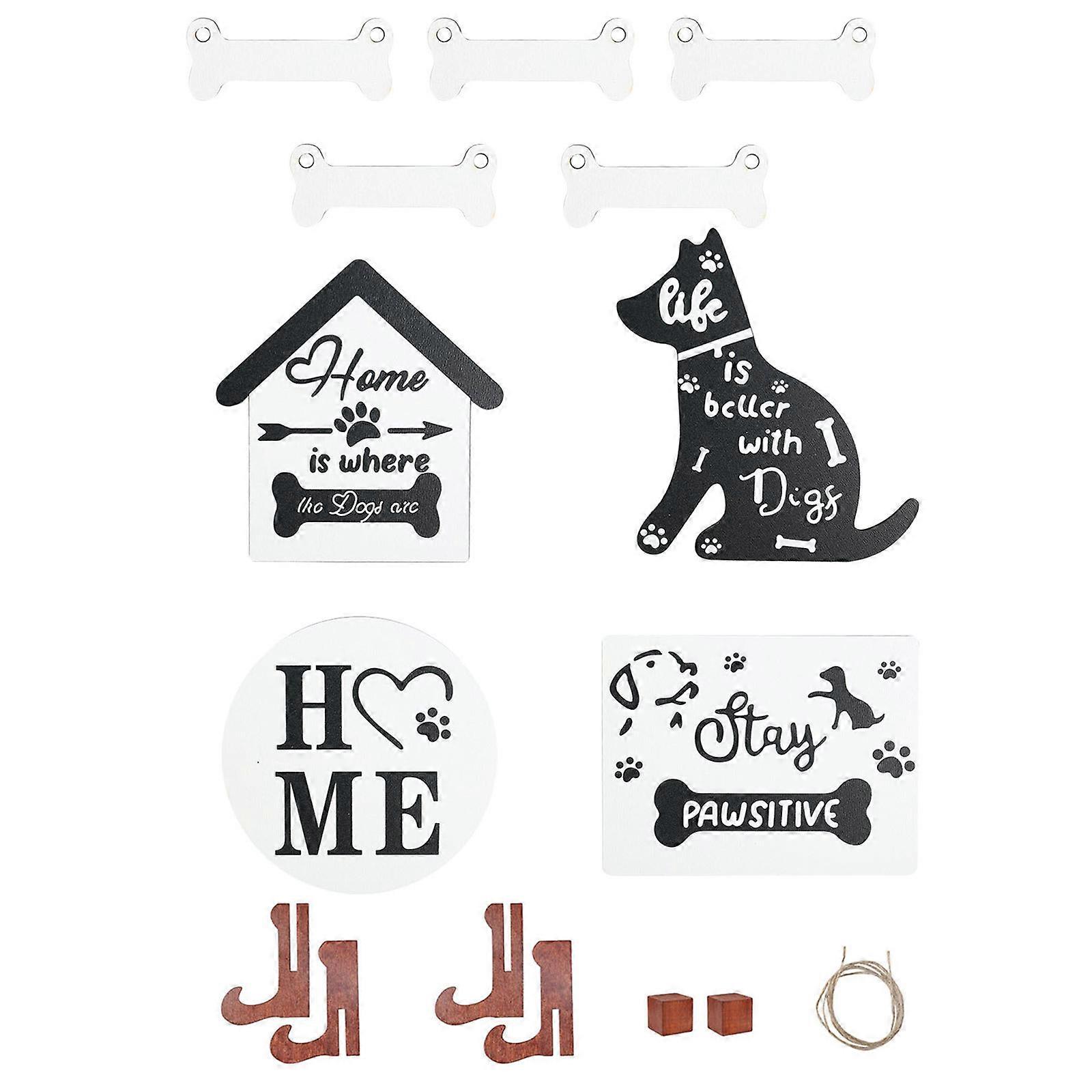 HOMEPet dog themed layered tray decorations mini bone series desktop small ornaments