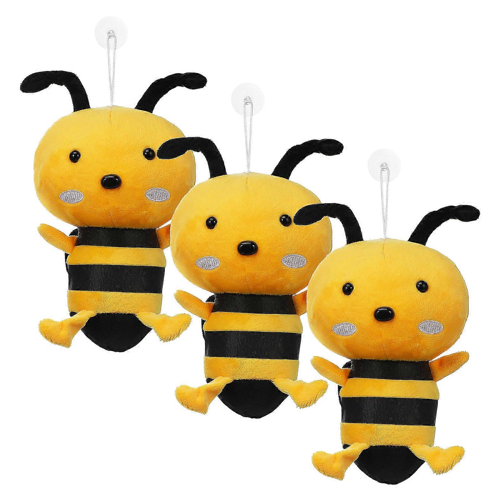 Plush Bee Toy Stuffed Bee Animals for Kids 9Pcs Decorative Stuffed Toy