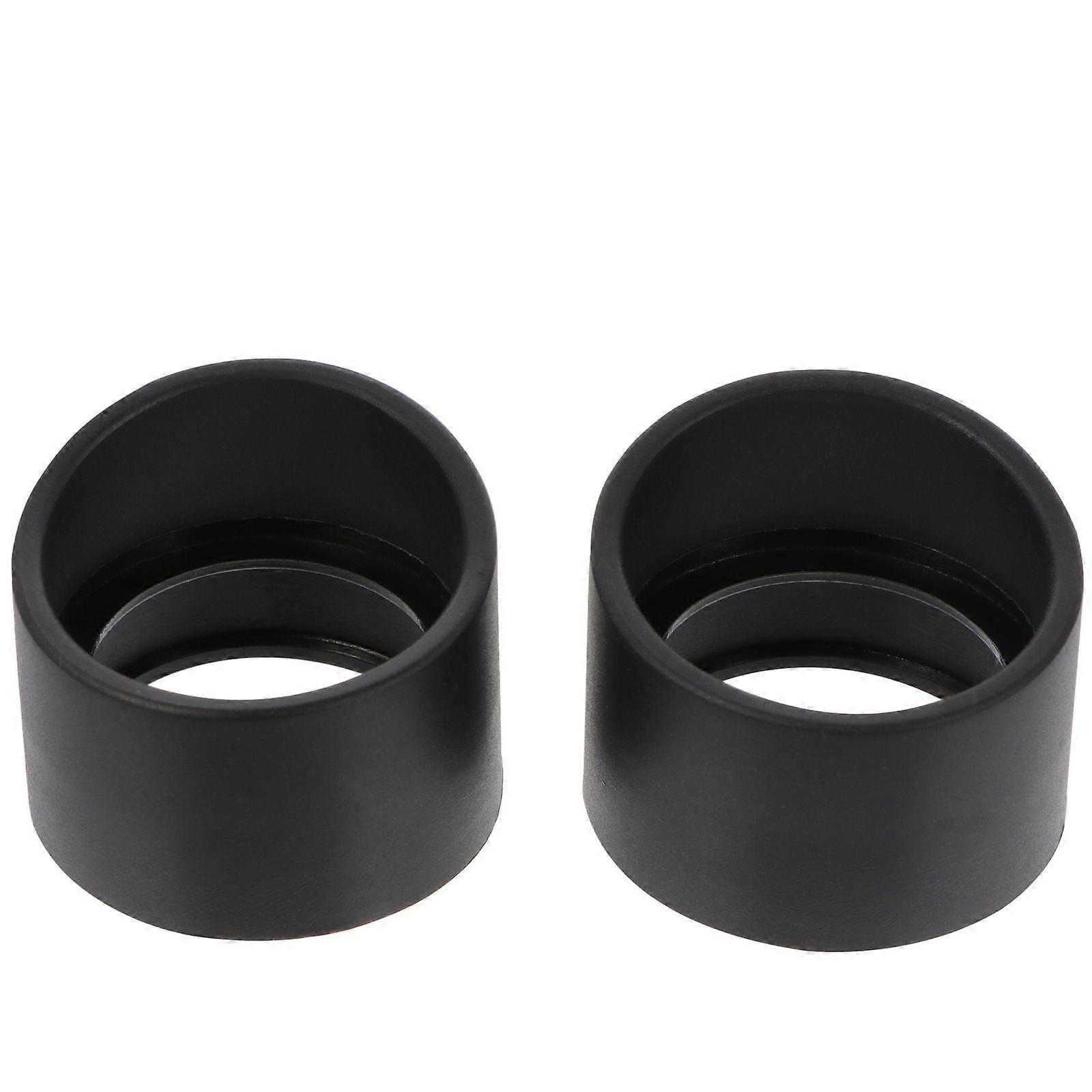 2 Pcs Rubber Eye Shield 33mm Eye Guards Cups Eyepiece Covers for Microscope