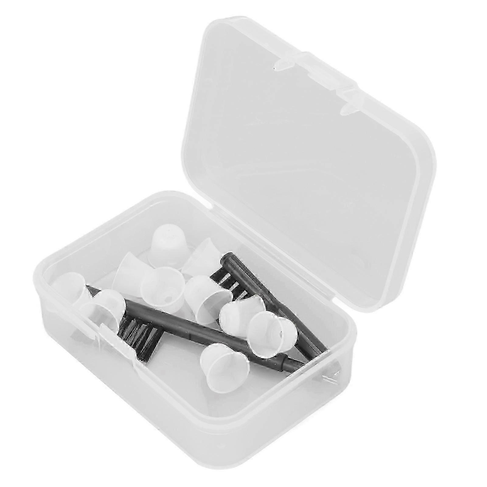 Silicone Dome Ear Tips Set for Hearing Amplifiers, Lightweight and Breathable, Includes Cleaning Brush