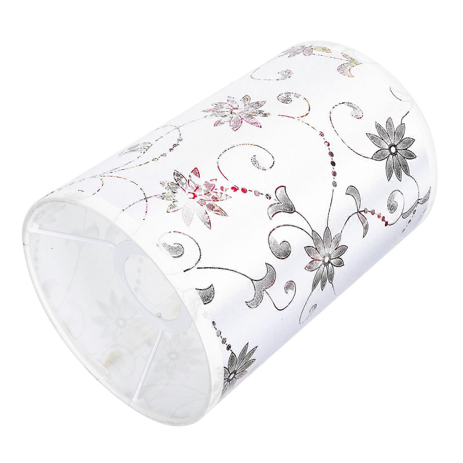 Modern Simple Cylinder Cloth Craft Lampshade Home Desk Light Cover For Hotel Restaurant 20X14CM 1Pcs Create Warm Atmosphere