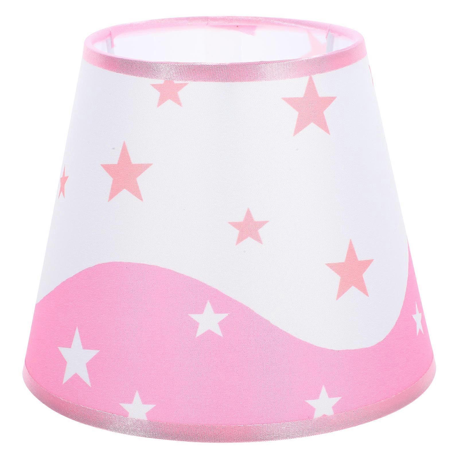 3Pcs Pink Lamp Shade Table Lamp Cover for Protection Fabric Lampshades