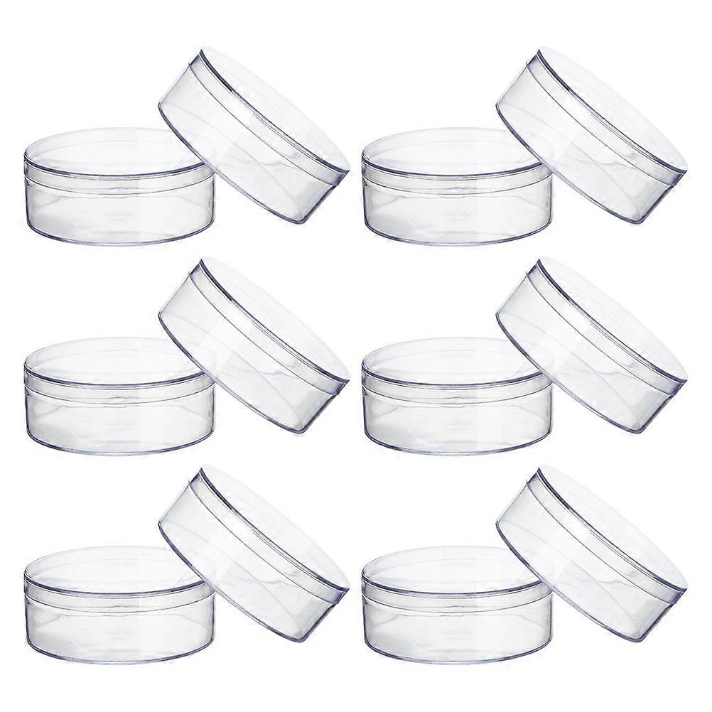 Clear Candy Box with Lid for Party Favor 60Pcs Transparent Round Storage Boxes