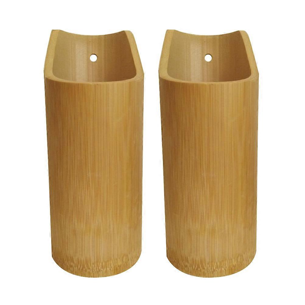 Flatware Holder Bamboo Chopstick Holder for Kitchen Use 6Pcs Set