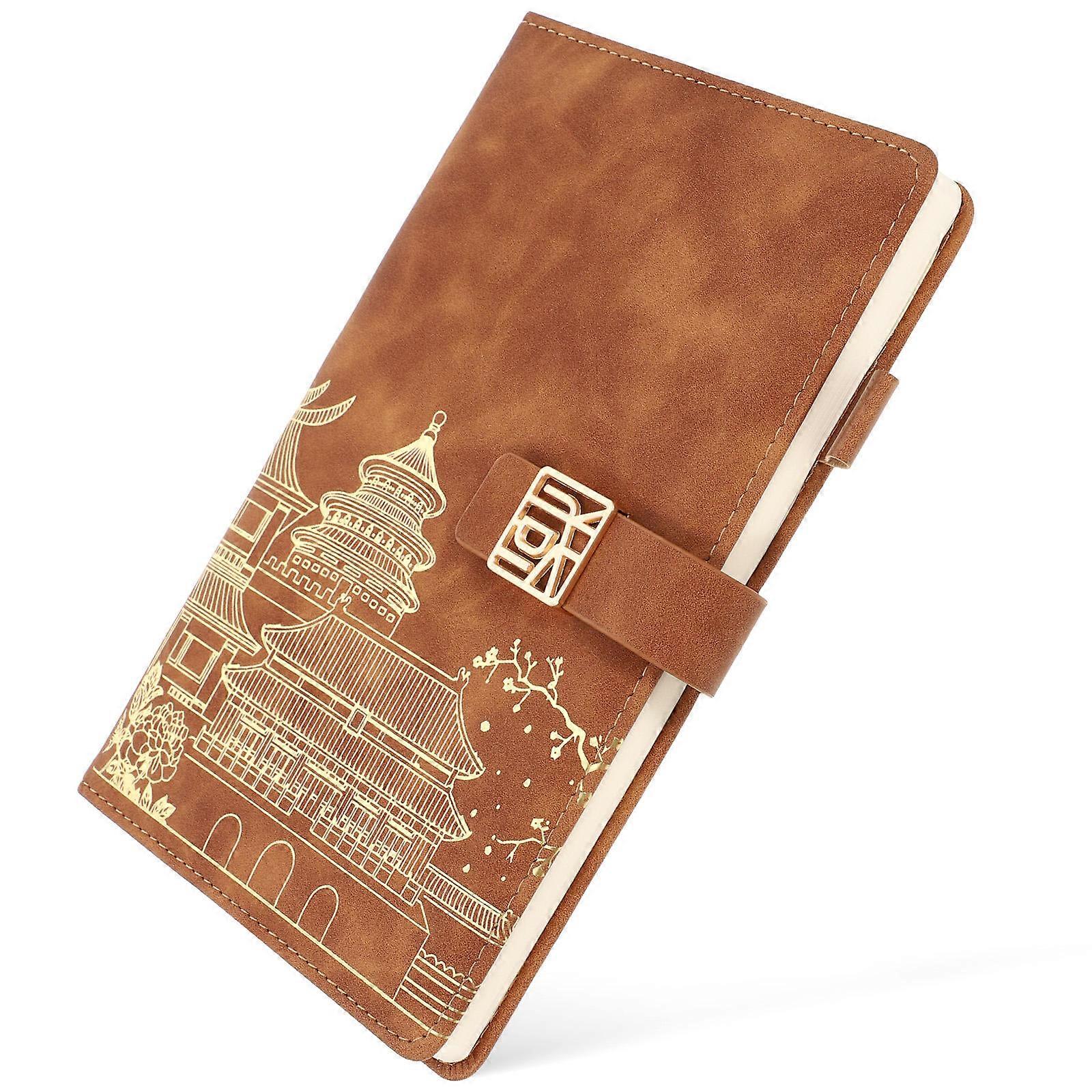 Schedule Notepad Thickened Planner Notepad For Office Work 21.5X14.5CM Cover 1Pcs