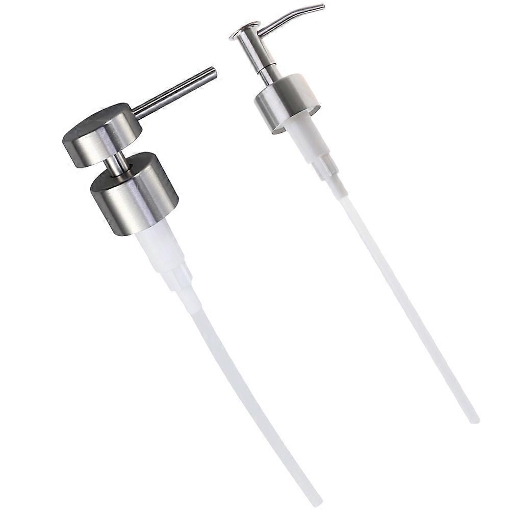 Bottle Pump Head Replacement for Stainless Steel Subpackaging 2Pcs