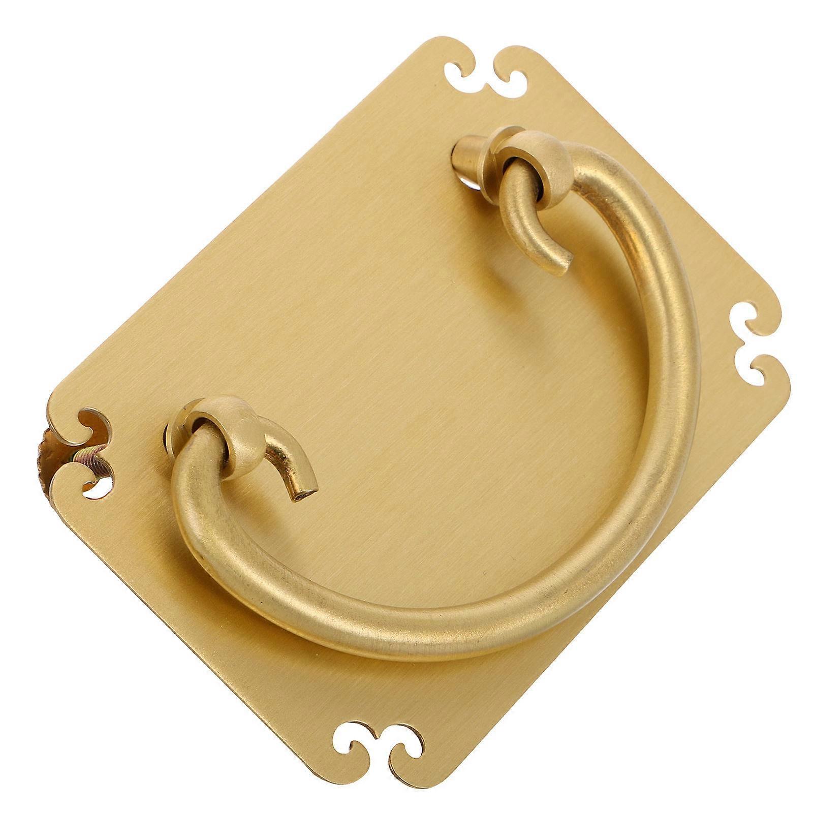 Vintage Copper Drawer Handles For Kitchen Cabinets In Rectangular Shape 4Set Fit