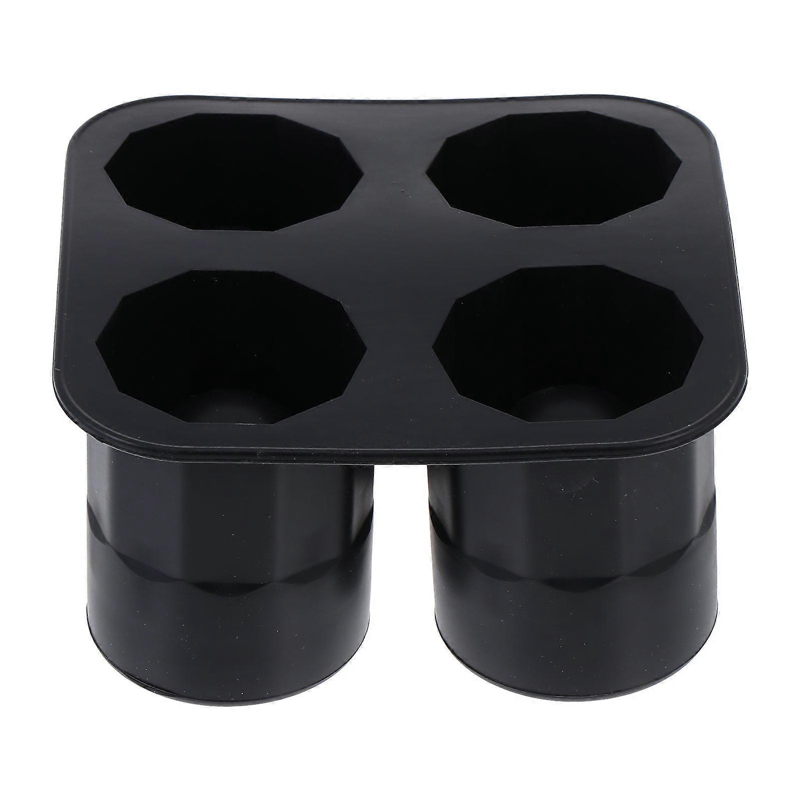 Kitchen Use Cylindrical Spirit Mold Black Silicone Mold 1Pcs