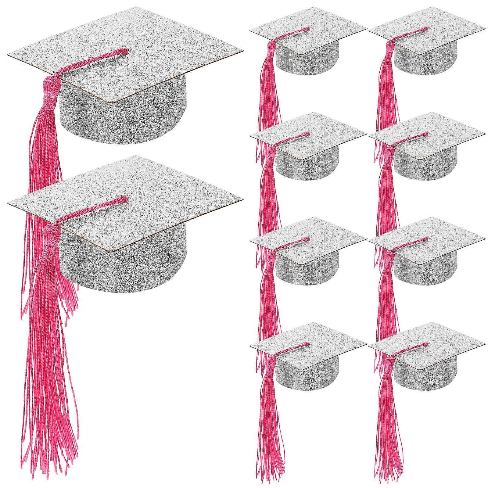 Graduation Goblet Cover Mini Hat with Tassel for 20Pcs Set