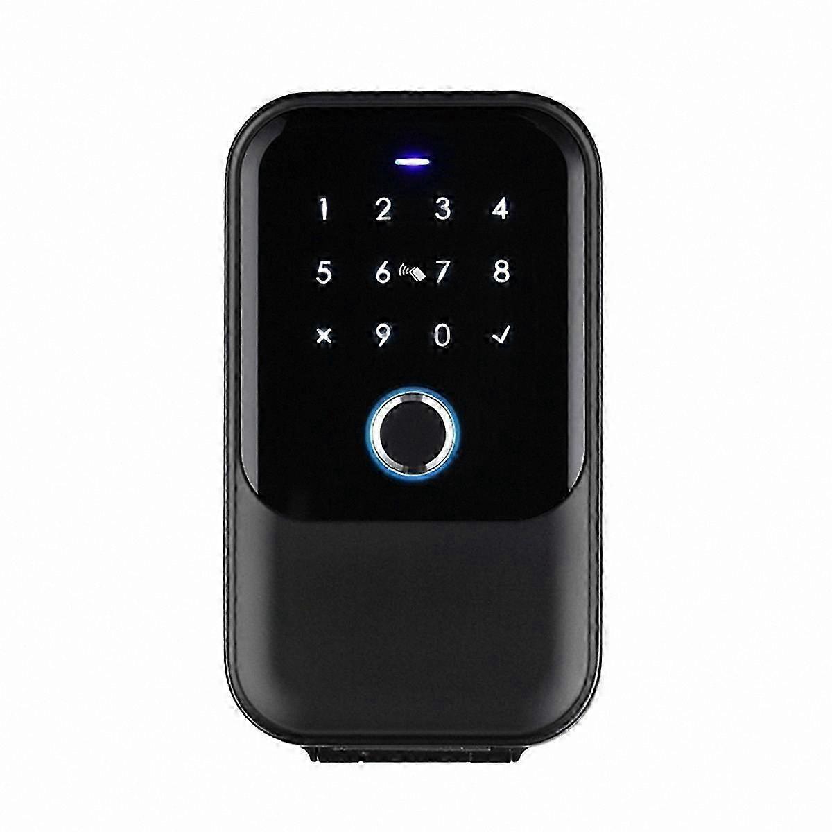 Smart Key Box with Waterproof Cover, Remote App Control, Fingerprint and Bluetooth Access, Wall Mount Door Lock with Code Combination and Wifi Connect