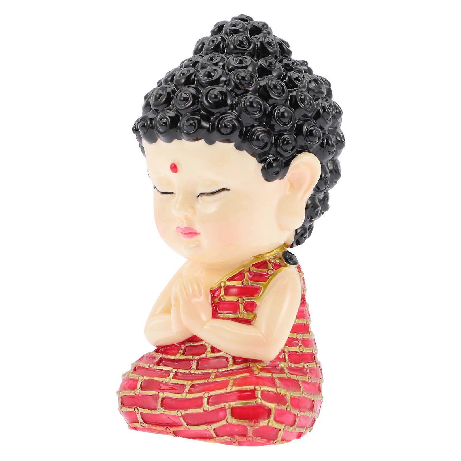 Creative Buddha Model 2Pcs Resin Sculpture for Office Decor