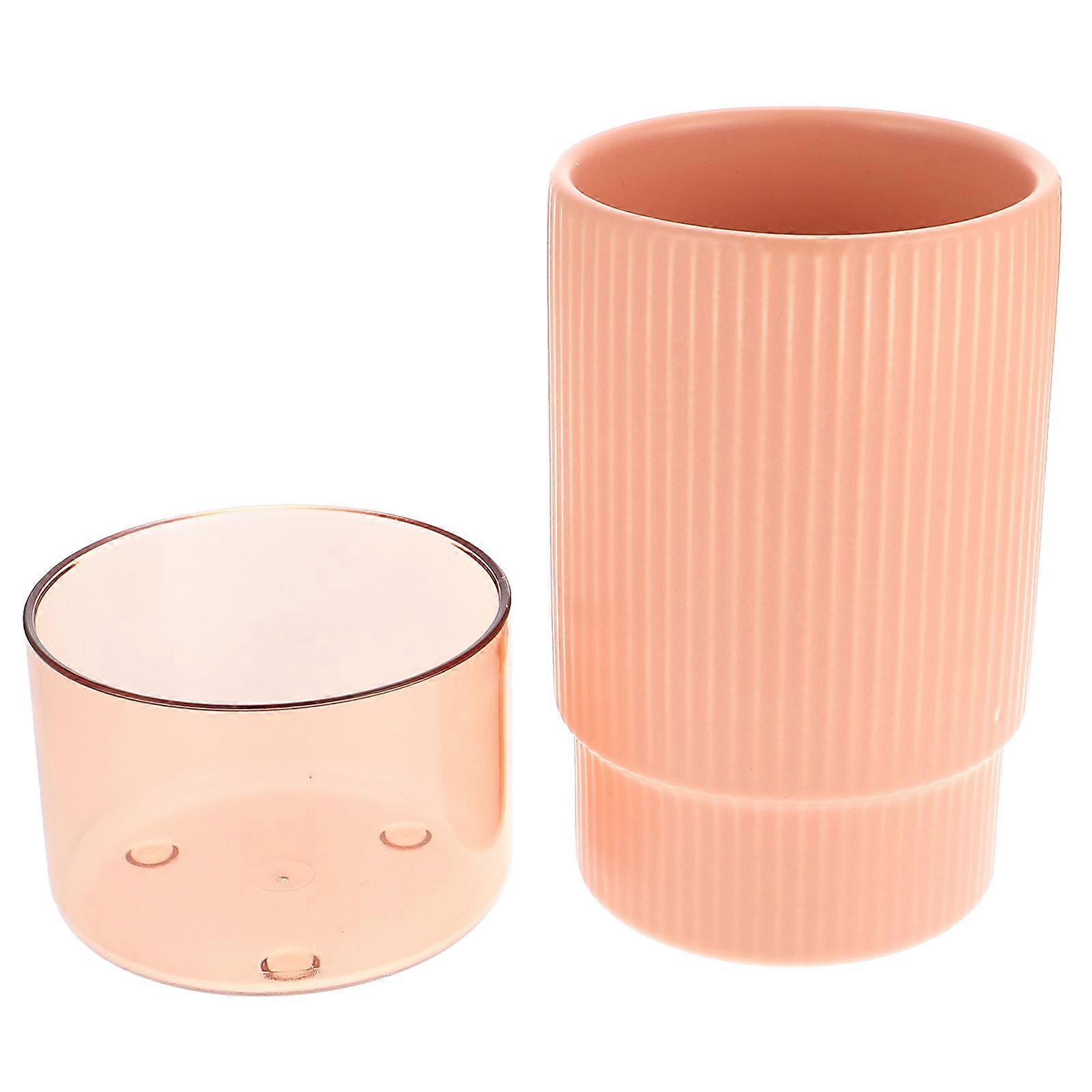 Household Cutlery Holder for Multi-Function Spoon Holder Pink