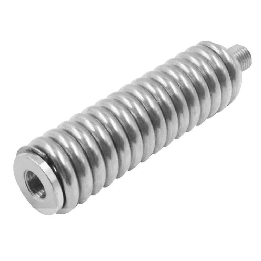 Support d'antenne CB robuste à ressort, compatible avec les radios CB mobiles/véhicules, filetage 3/8-24 pouces, acier inoxydable