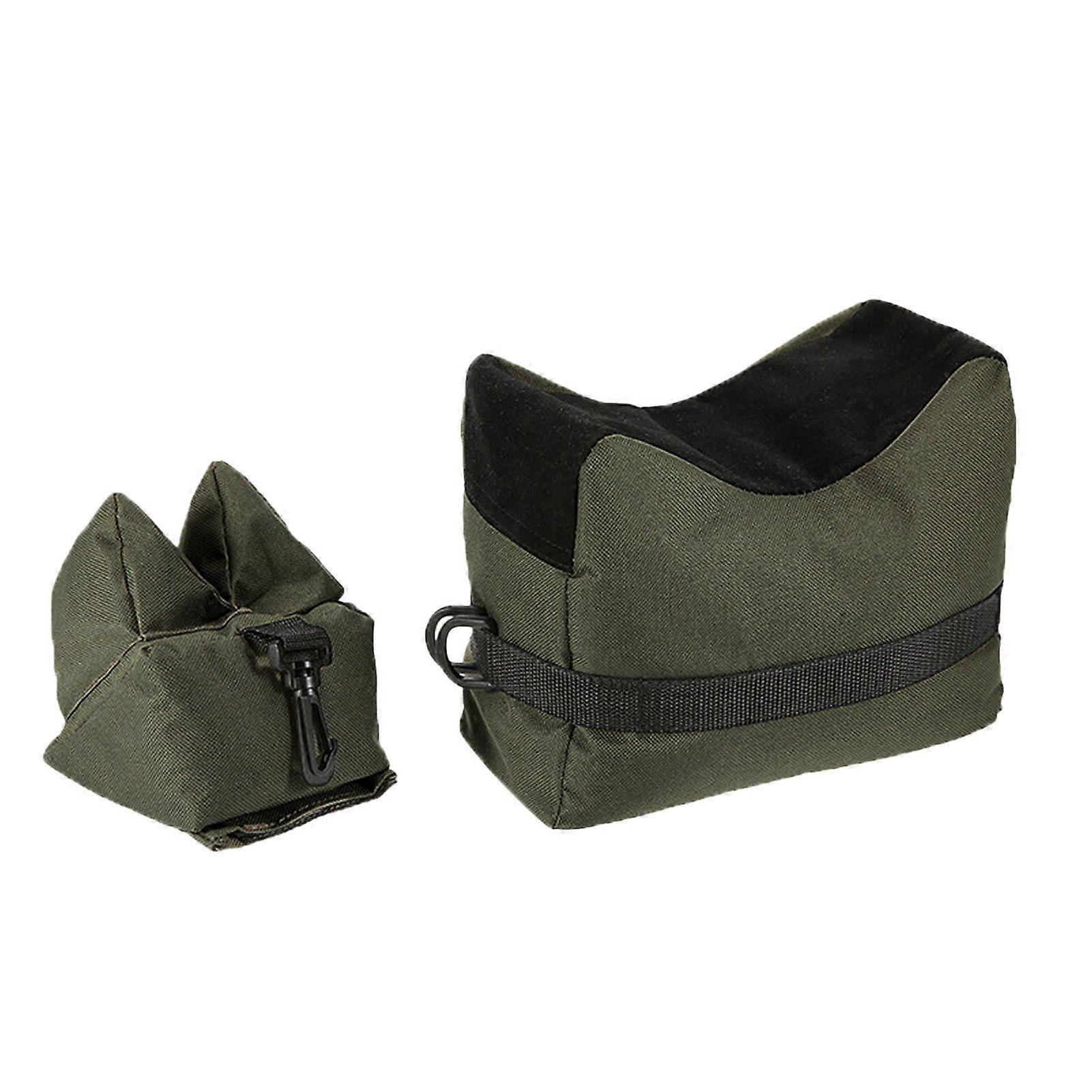 Outdoor Shooting Rest Fixing Bag Wear Resistance Shooting Sandbag Rest Support Stand Bag Green
