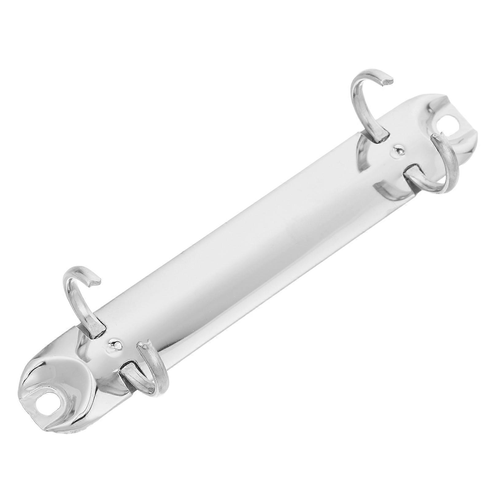 Silver Metal Book Ring Binder Mechanism for Document Use 5Pcs DIY Kit