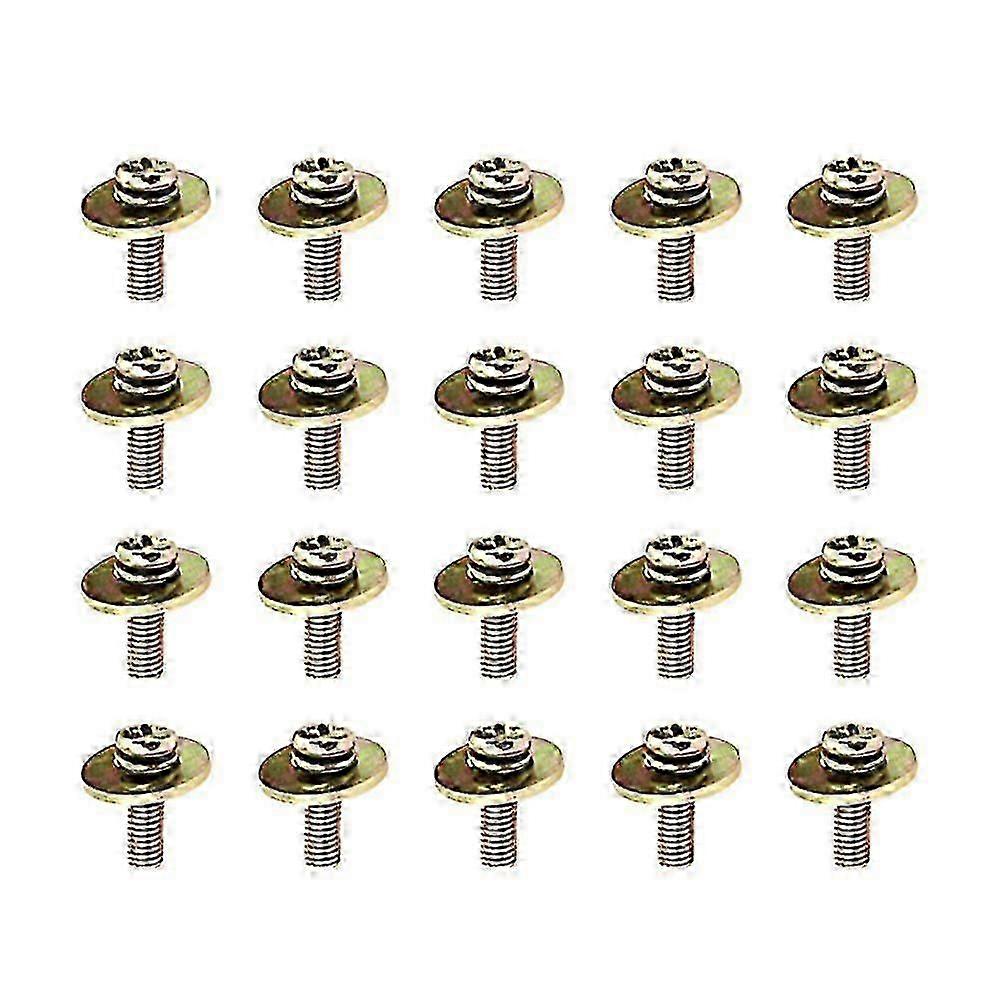 20pcs Replacement Metal Drum Set Lug Claw Hook Mount Screws For Drummer