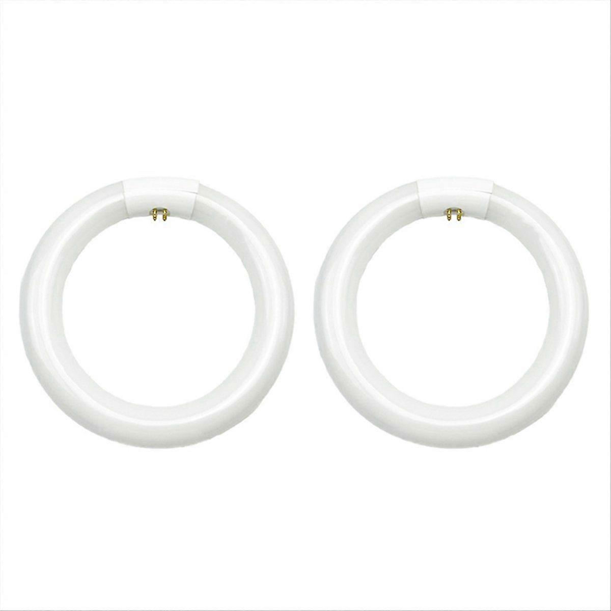 2pcs FC8T9/CW Circular Fluorescent Light Bulb,