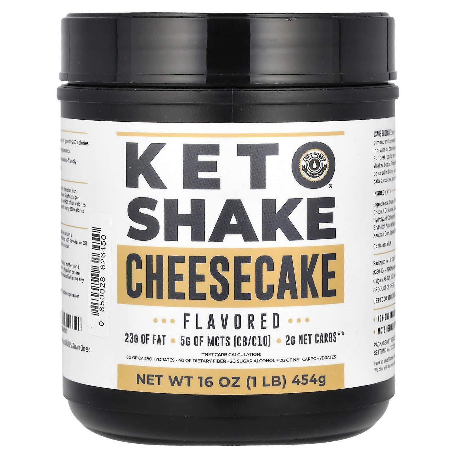 Keto Shake, Cheesecake, 16 oz (454 g)