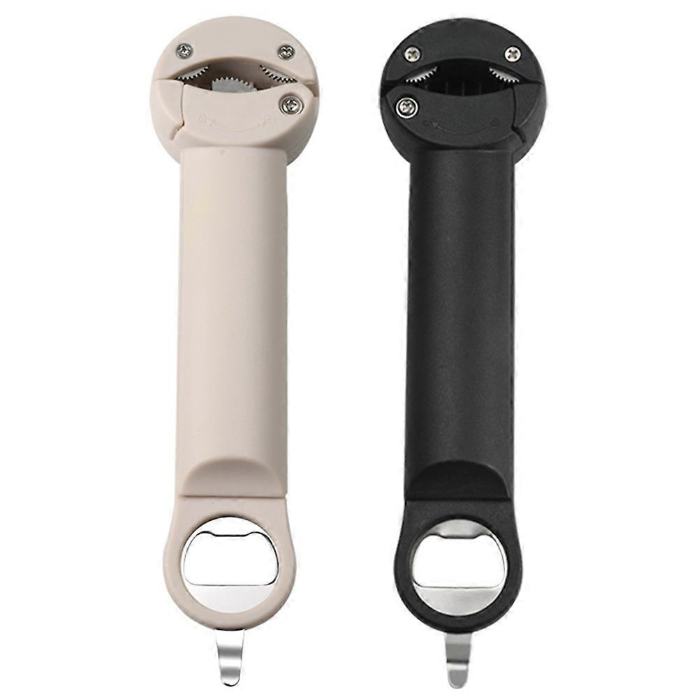 Multifunctional Retractable Bottle Opener Adjustable Multifunctional Can Opener Jar Lid Gripper Bottle Opener