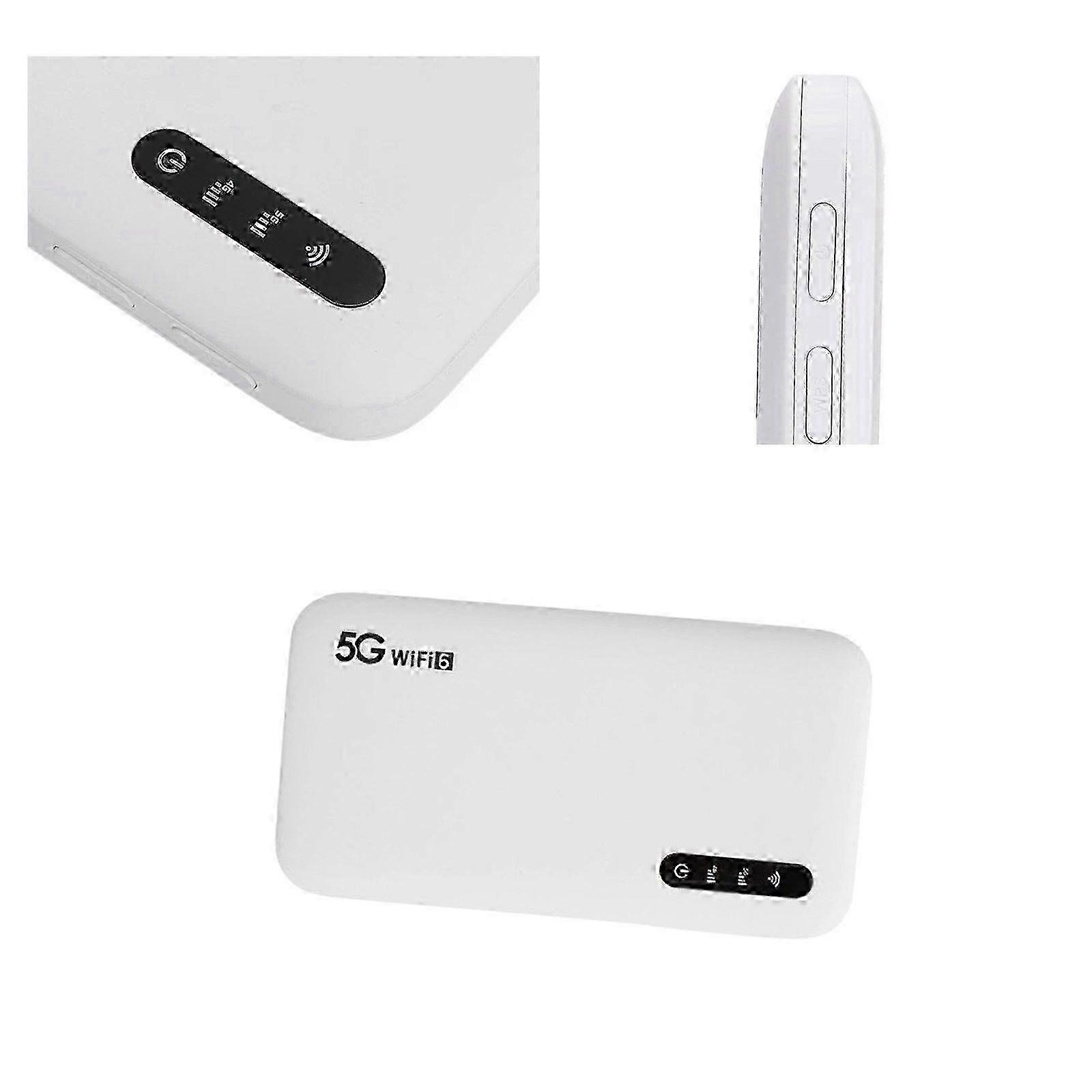 5G WiFi 6 Mobile Hotspot High Speed Support 16 Devices 6100mAh Portable WiFi Hot