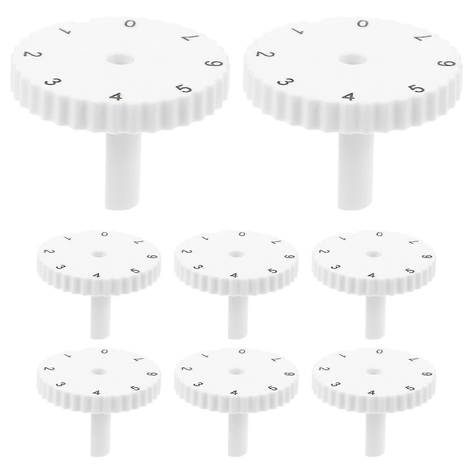 8PCS Refrigerator Temperature Control Knob Universal Freezer Switch Adjustable Dial Button for Precise Temperature Regulation Replacement Part