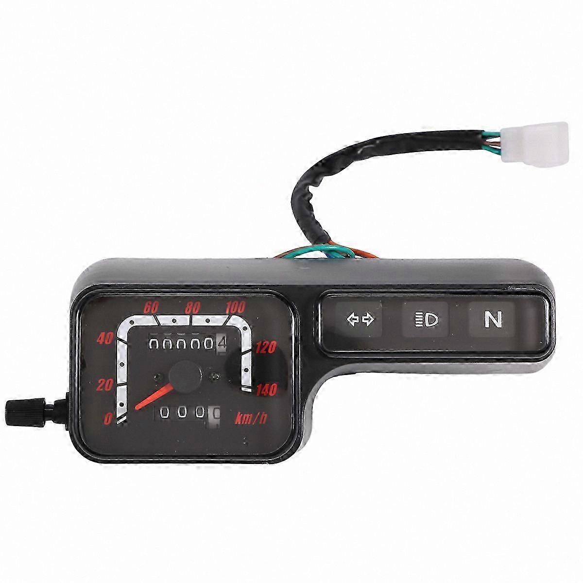 Universal Motorcycle LCD Speedometer Tachometer Odometer Gauge for 250cc Bikes