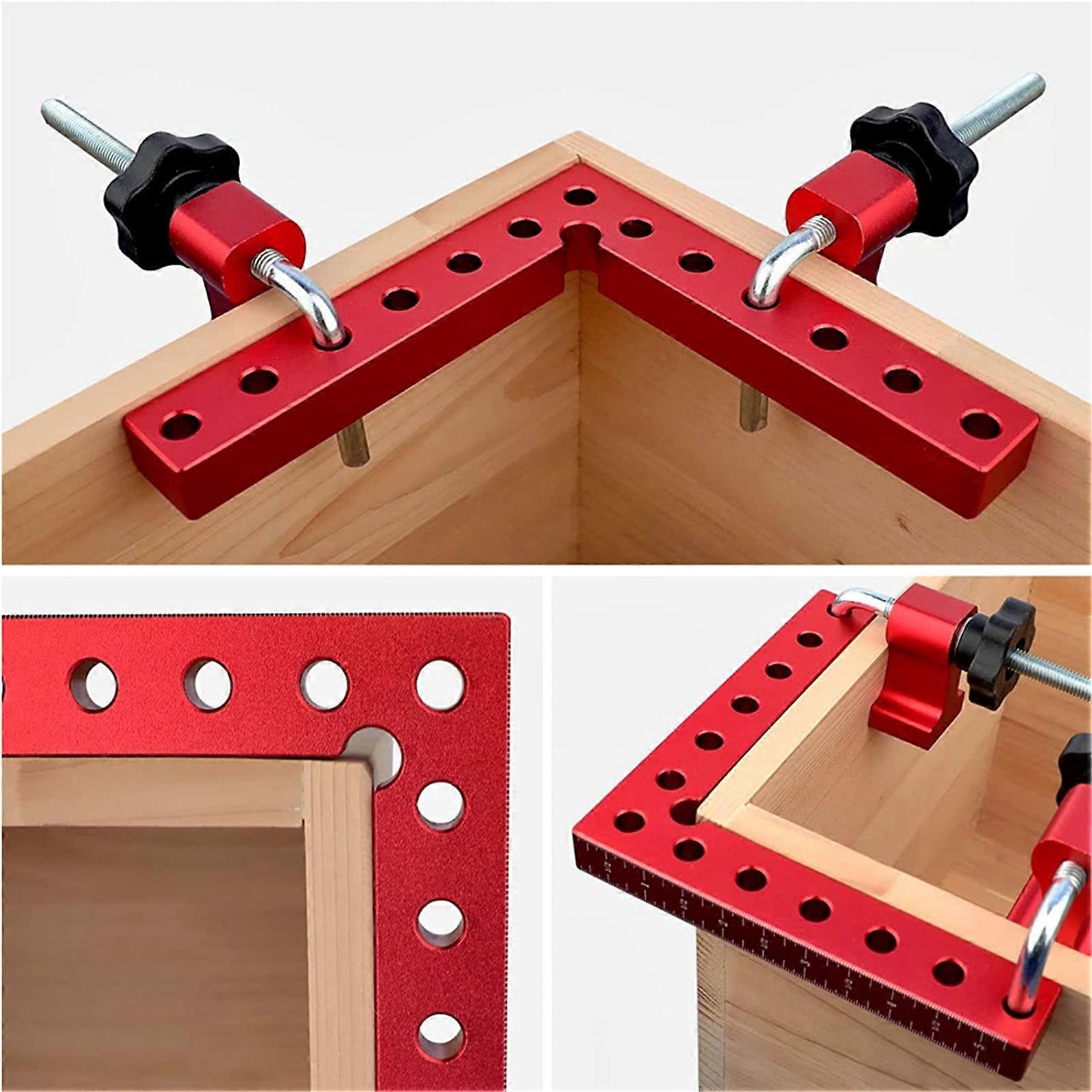 90 Degrees Corner Clamp  Aluminum Alloy Right Angle Tool For Woodworking And Glass Assembly, Accurate Joint Support