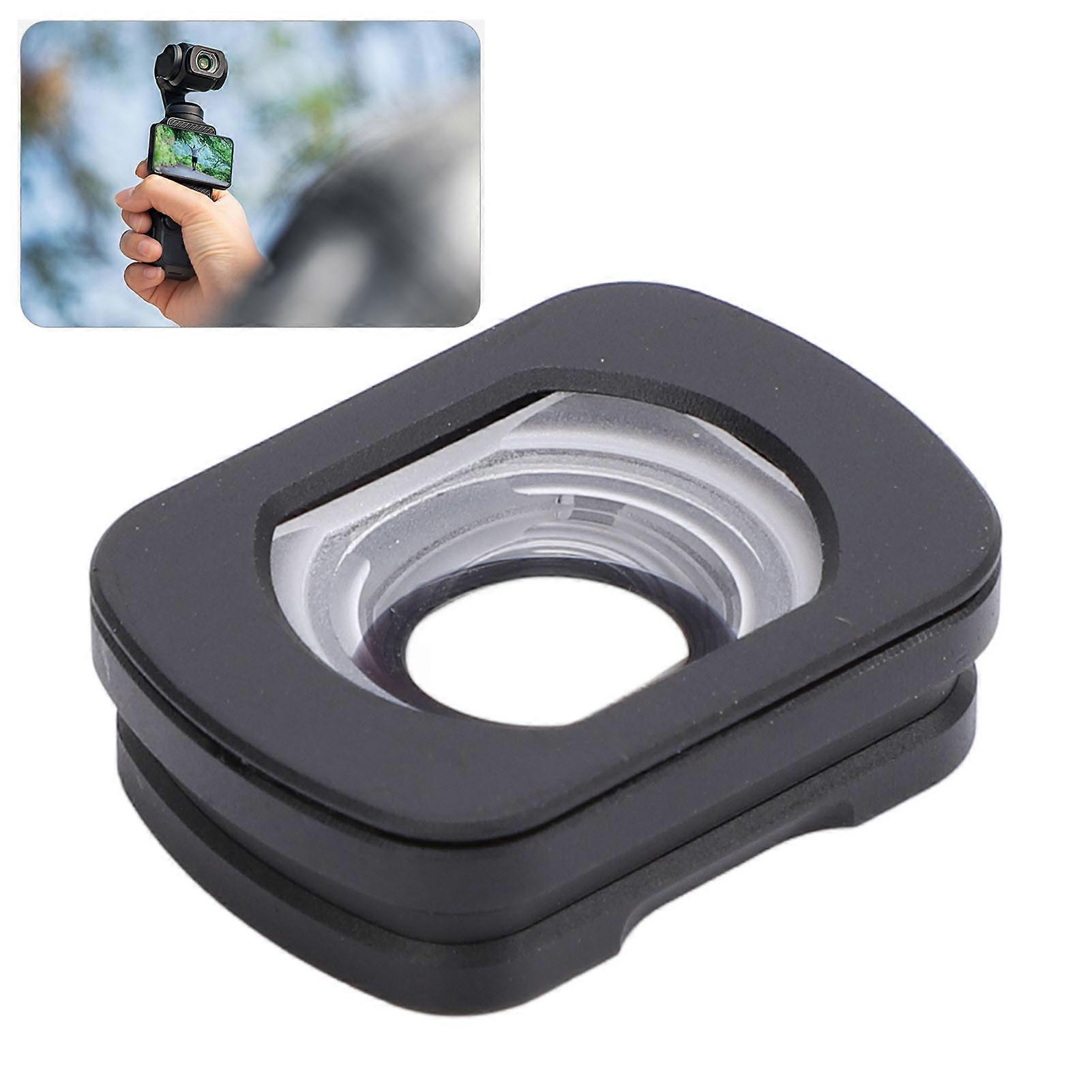 Wide Angle Lens for Osmo Pocket 3 Optical Glass Magnetic Wide Angle Lens Filter with Aluminum Alloy Frame Storage Box 