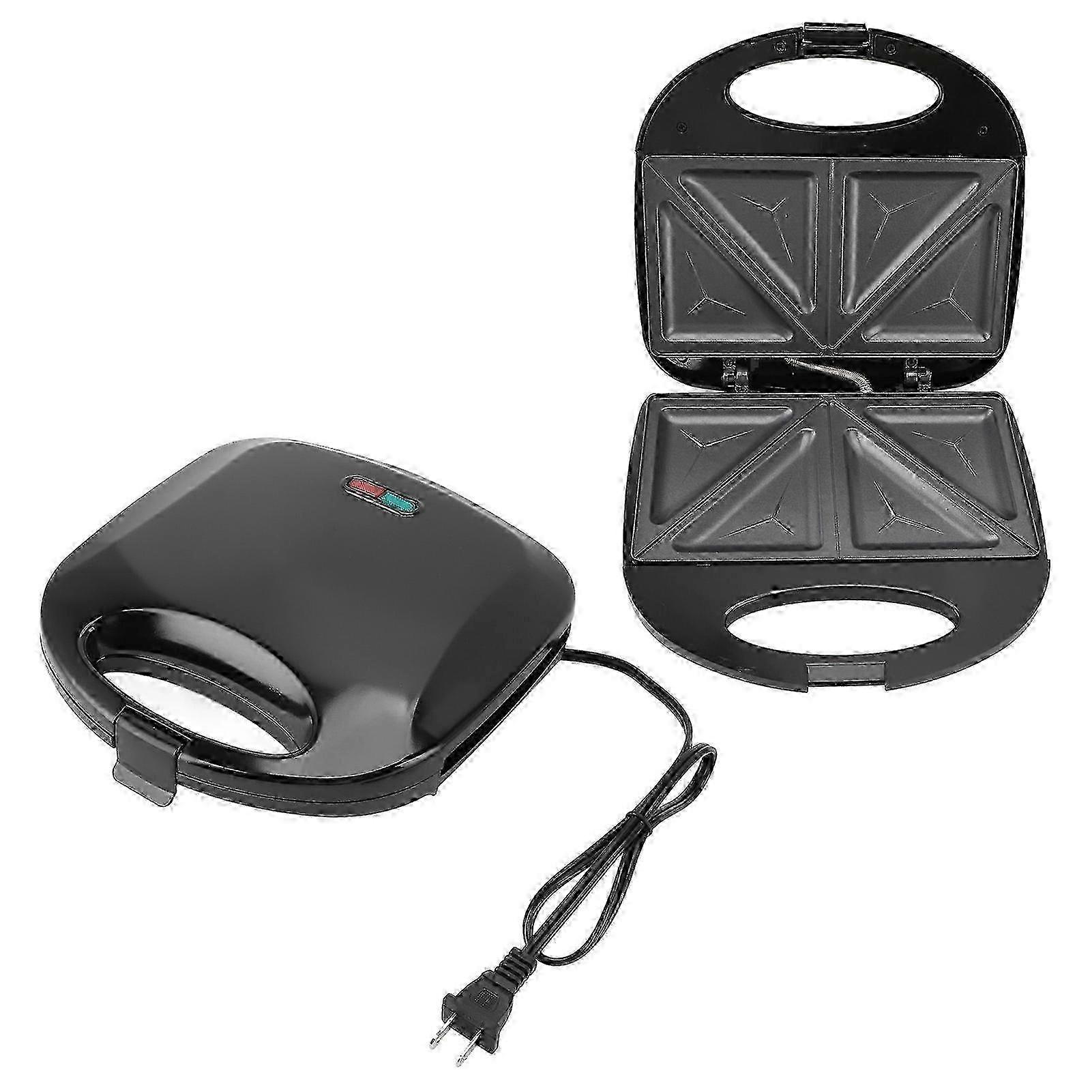 Electric 750W Panini Press with Double-Sided Heating for Home Use in