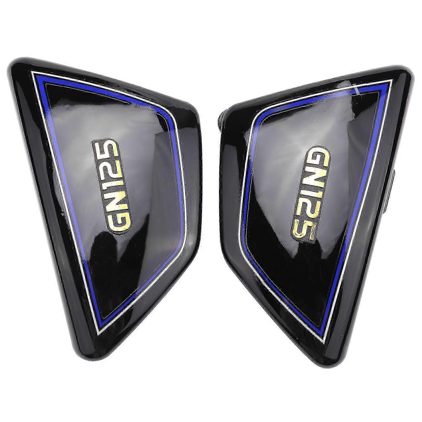 Battery side cover for Suzuki GN125 - Black motorcycle frame panel