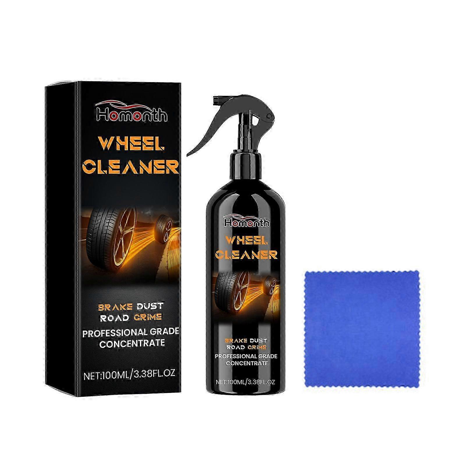 Powerful Wheel Cleaner for Stubborn Dirt | Safe, Easy-to-Use Tire & Rim Cleaner with Disodium EDTA & Sodium Bicarbonate | Restores Shine, Extends Whee
