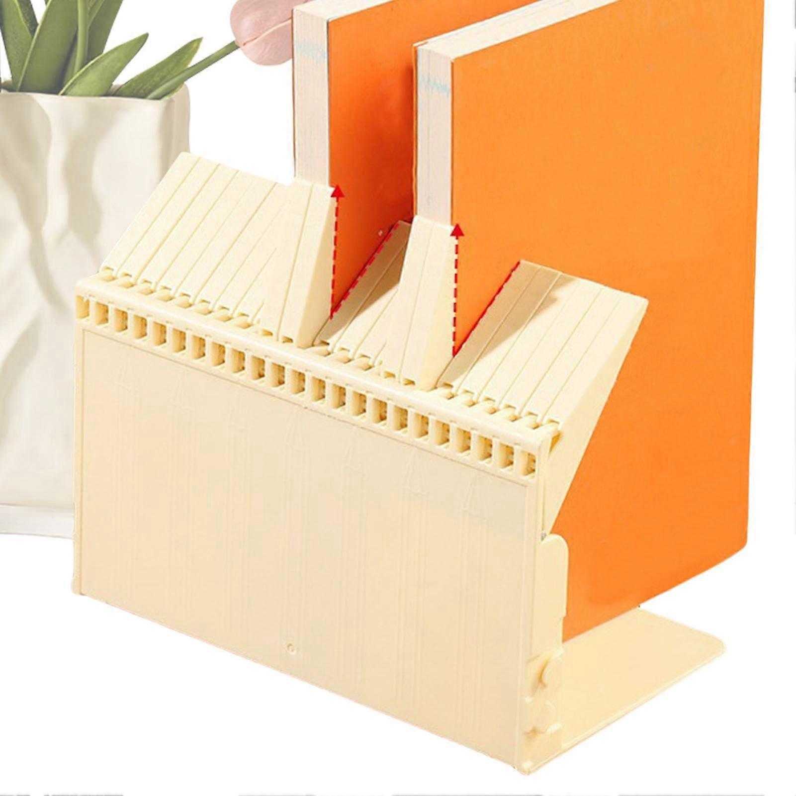 Bookshelf Holder Acrylic Adjustable Book Storage Rack, Clear Table Display Decoration Shelf For Home Office Classroom