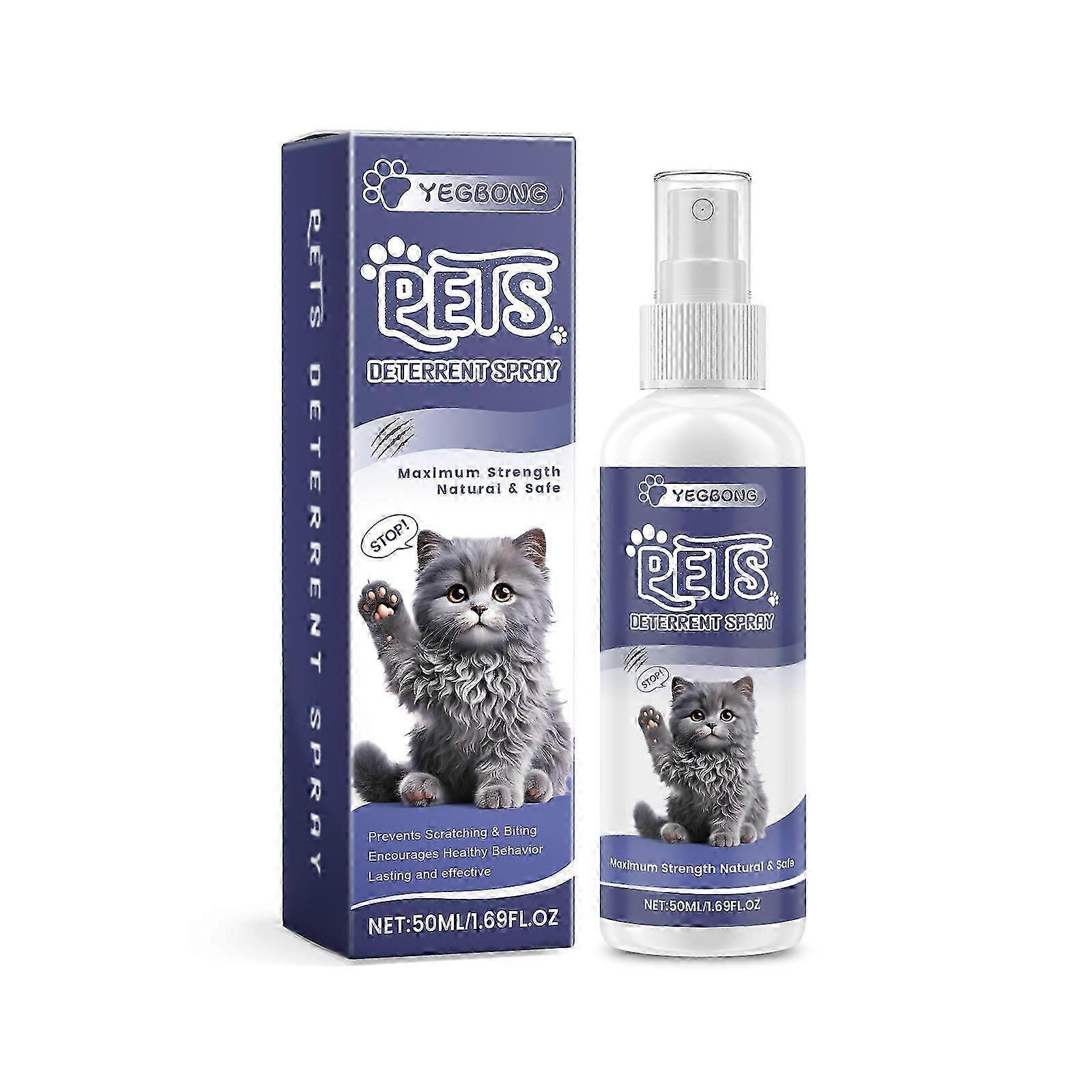 Effective Cat Anti-Scratch , Bite Spray - Safe, Easy Training , Furniture Protection