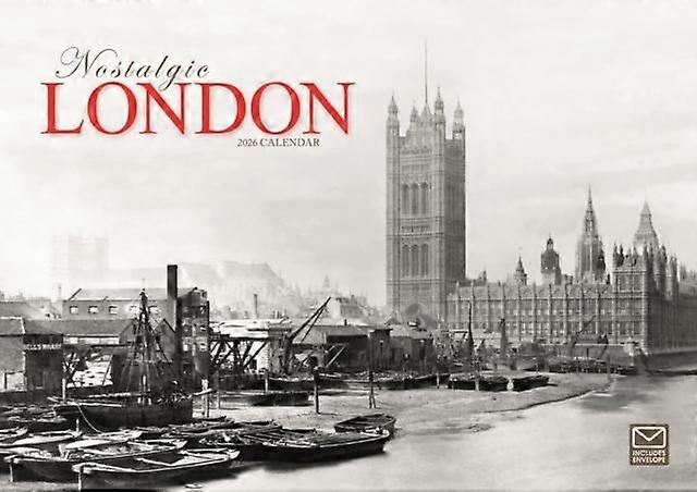 Nostalgic London A4 Calendar 2026 Calendar Book