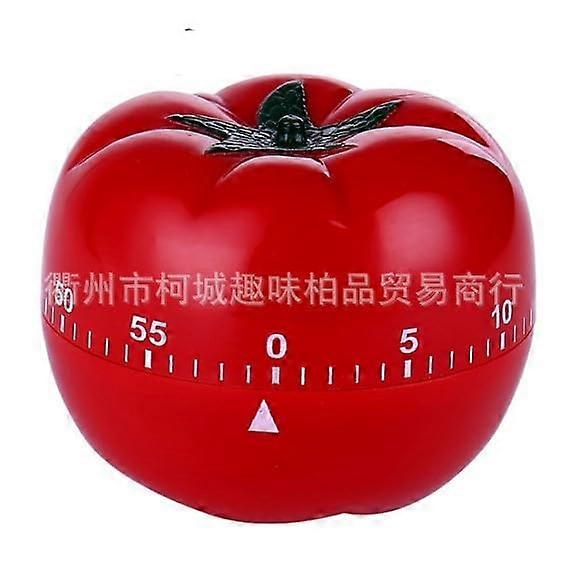 60 Minute Count Down Timer Tomato Shaped Mechanical Kitchen Timer With Loud Alarm Rotating Dial Battery