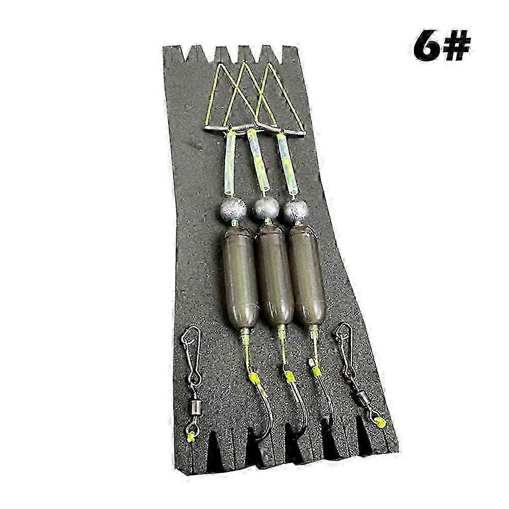 Fishing Triple Hook, Reverse Hook Set, Reverse Bottom Line Free Floating