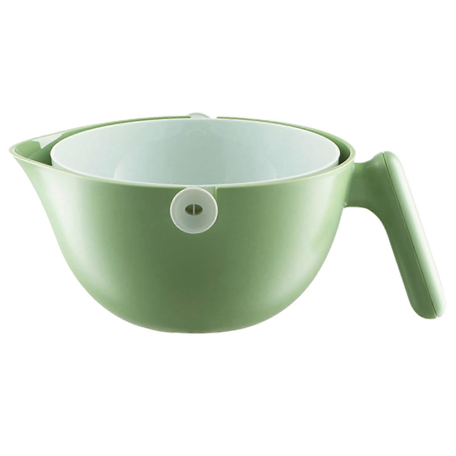 Double-Layer Detachable Drain Basket with Handle - Food-Grade PP, Compatible with Kitchen Sinks, Ideal for Fruits & Vegetables