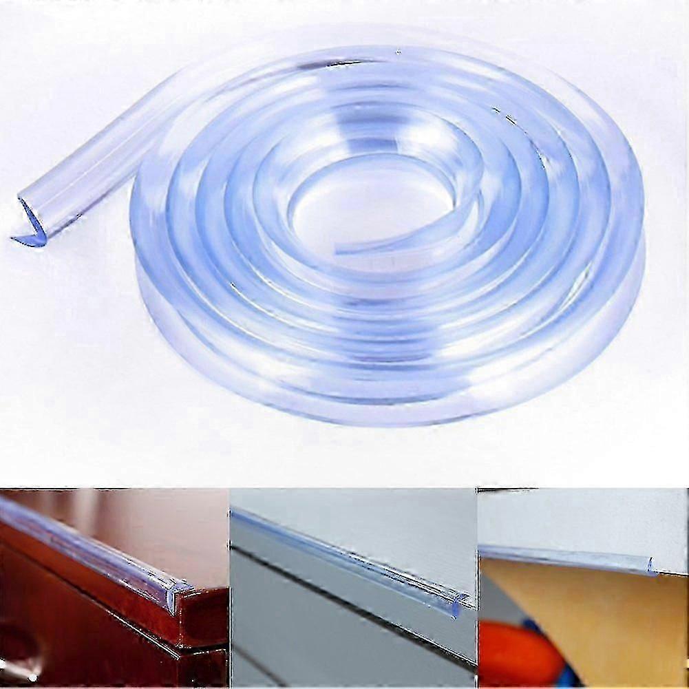 Transparent Corner Protector, 1 Meter Long Edge Guard, PVC Material for Baby Safety Protection Transparent Table Edge Guard