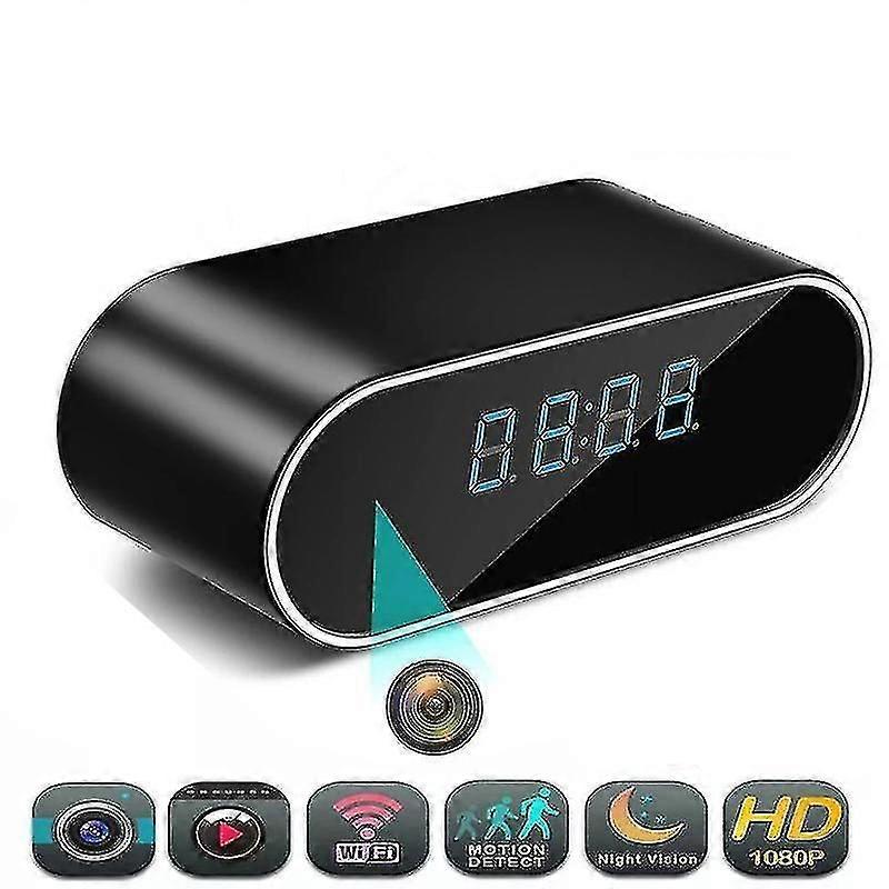 4K Hd Clock Camera Wireless Wifi Micro Cam Ir Night View Alarm Camcorder Digital Watch Video Mini Dvr